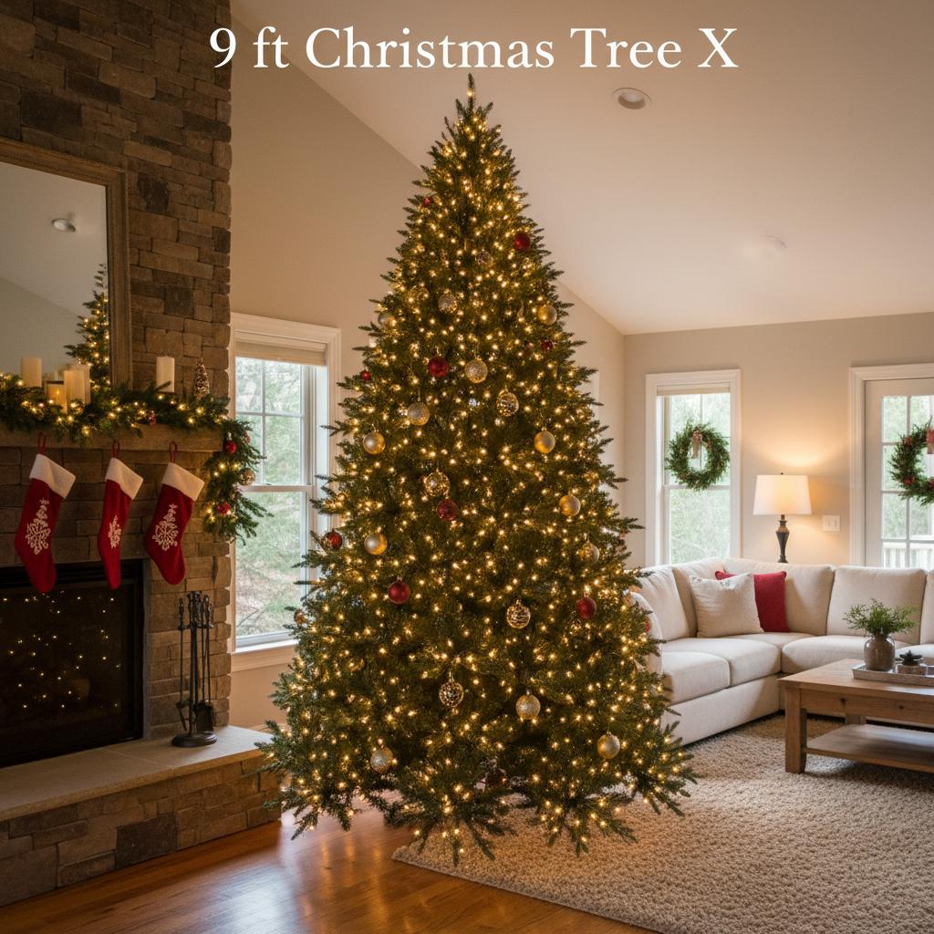 9 ft. Grand Duchess Twinkling Balsam Fir LED Pre-Lit Artificial Christmas Tree T28