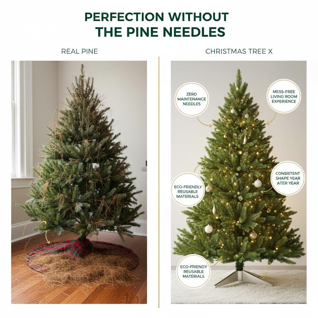 9 ft. Grand Duchess Twinkling Balsam Fir LED Pre-Lit Artificial Christmas Tree T28