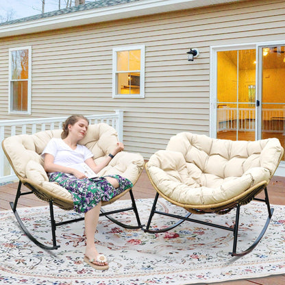 Papasan Rocking Chair