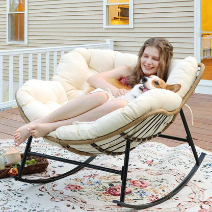 Papasan Rocking Chair