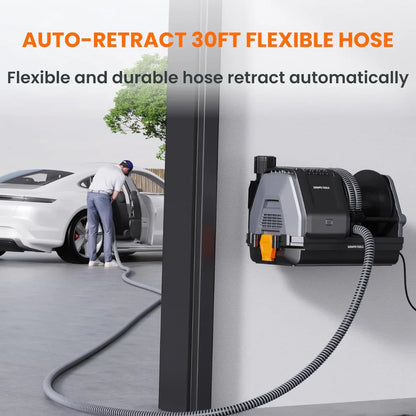 Wall Mounted Retractable Vaccum
