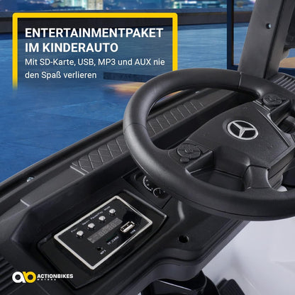 White Mercedes-Benz Actros HL358 4WD Electric Vehicle