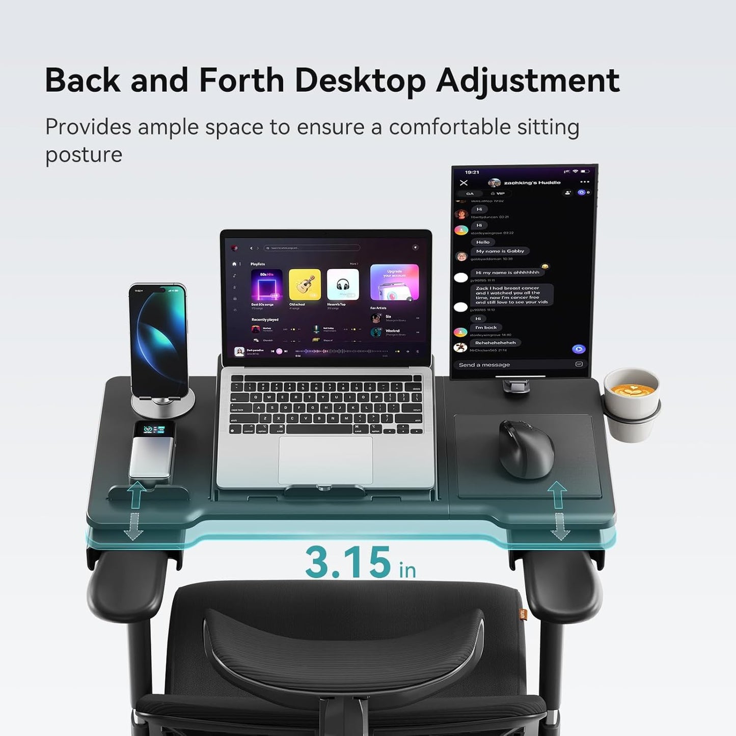 Adjustable Portable Laptop Table