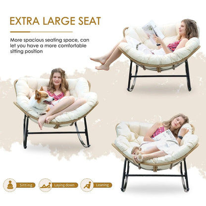 Papasan Rocking Chair