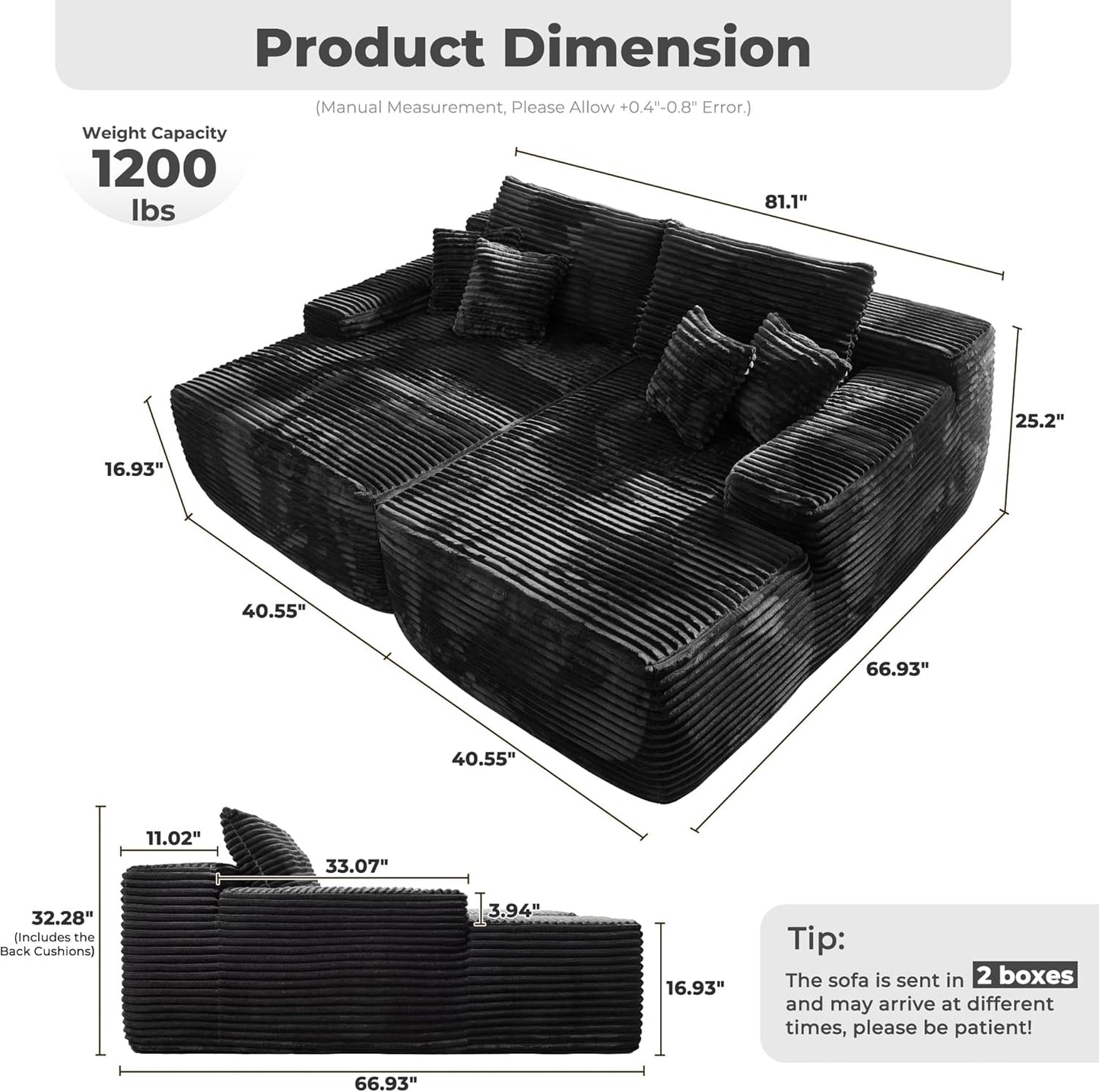 Oversized Chaise Lounge Chair