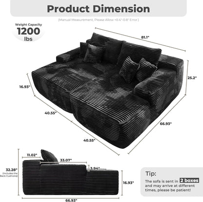 Oversized Chaise Lounge Chair