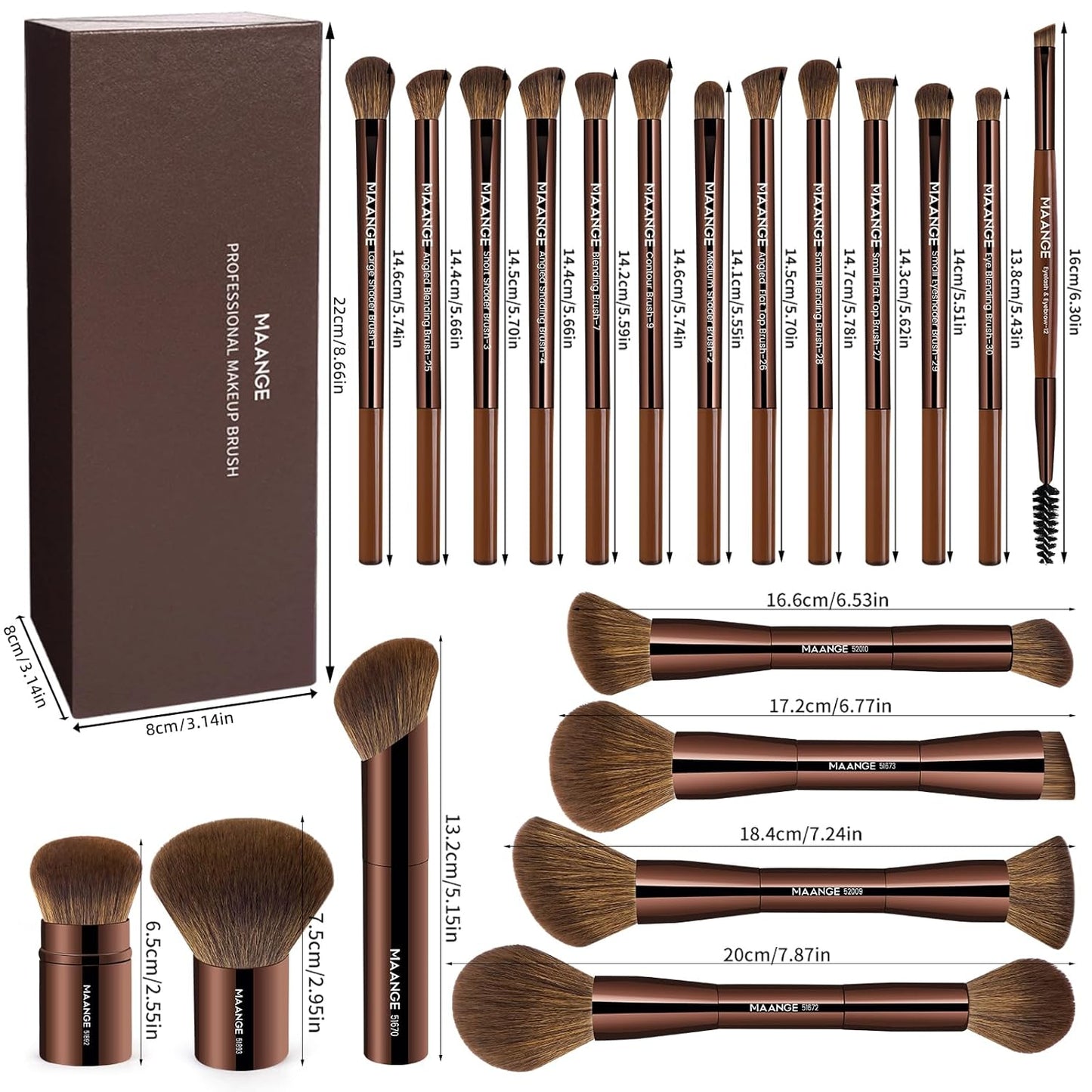 20pcs Make Up Brush