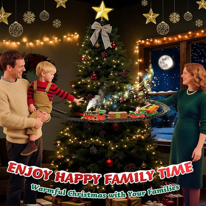 Christmas Tree With Train Set