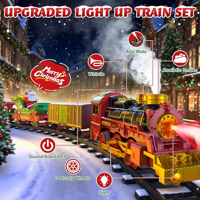 Christmas Tree With Train Set