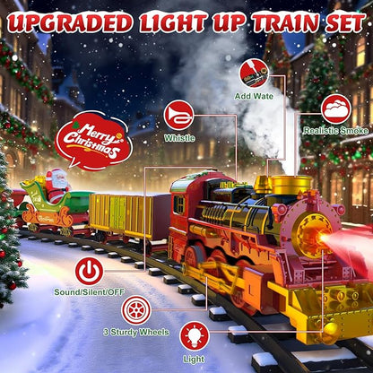 Christmas Tree With Train Set