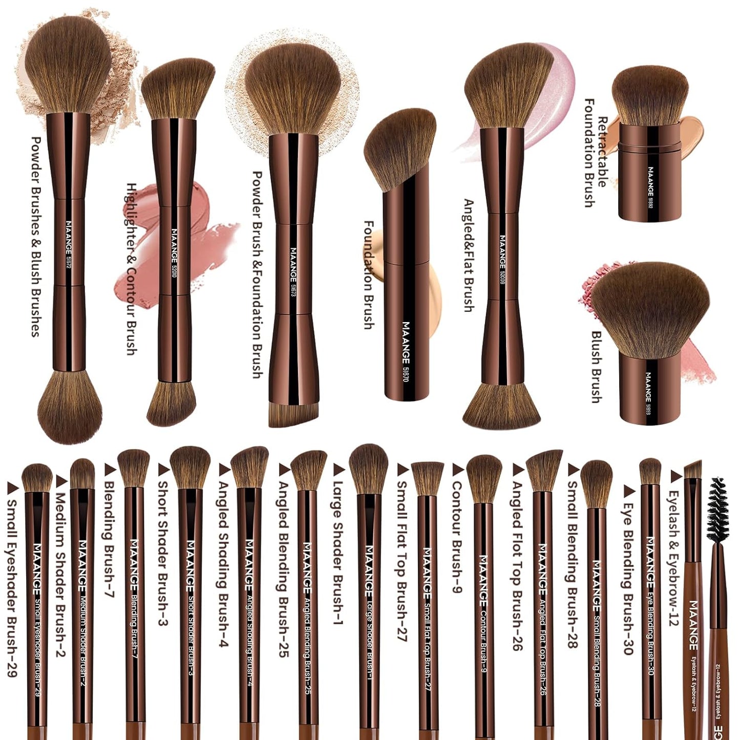 20pcs Make Up Brush