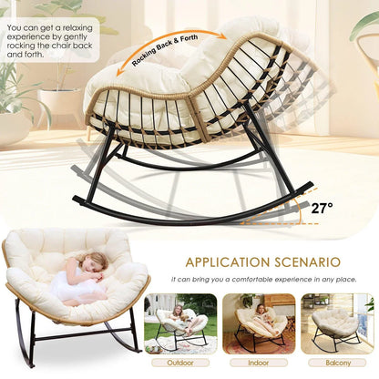 Papasan Rocking Chair