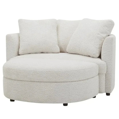 Oversized Fabric Accent Chair
