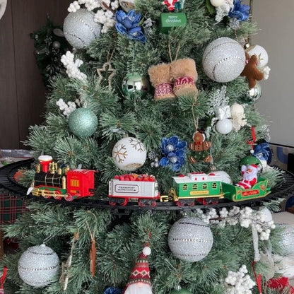 Christmas Tree With Train Set