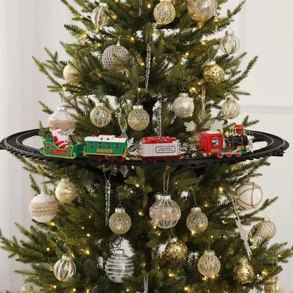 Christmas Tree With Train Set